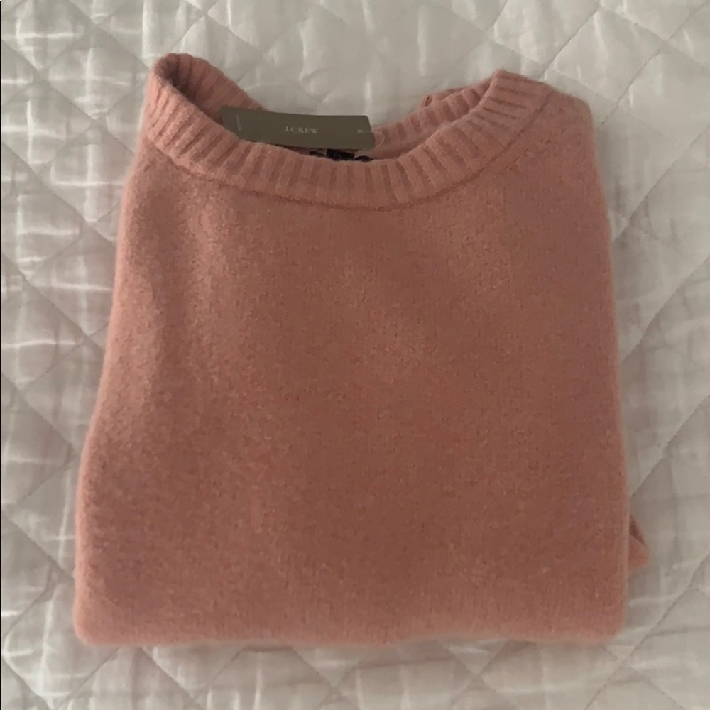 Pink J.crew sweater NWT SZ XS